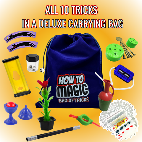 Beginner Bag of Magic Tricks – 10 Easy Tricks for Kids & Aspiring Magicians