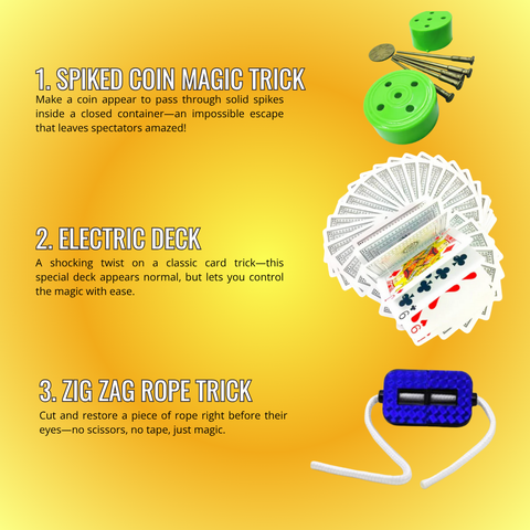Beginner Bag of Magic Tricks – 10 Easy Tricks for Kids & Aspiring Magicians