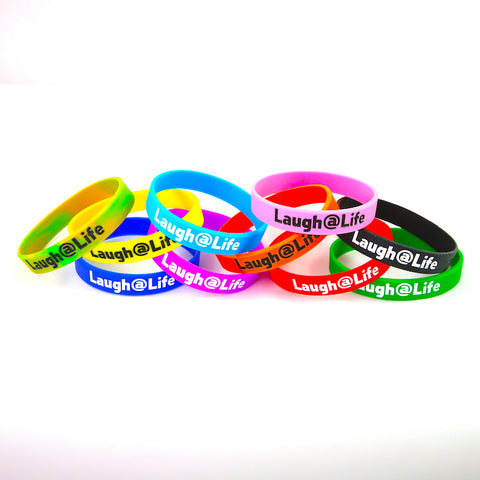 Laugh@Life Silicone Bracelets