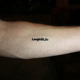 Laugh@Life Temporary Tattoo 4-Pack