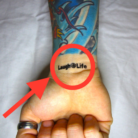 Laugh@Life Temporary Tattoo 4-Pack