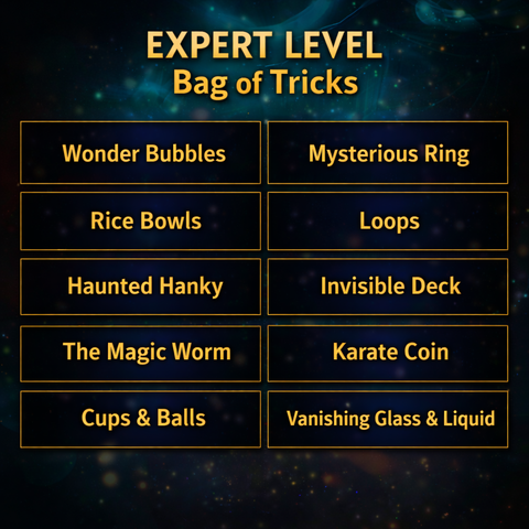 Expert Level Bag of Tricks – 10 Amazing Magic Tricks