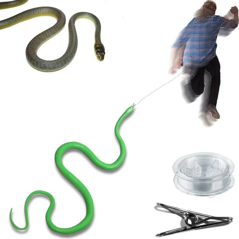Snake Prank with String Clip – Realistic Jump Scare Gag Gift for Friends & Family