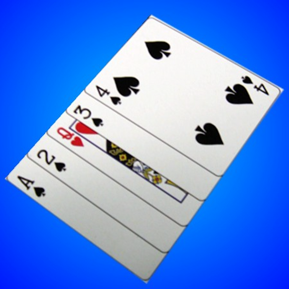 Clipped Card Magic Trick