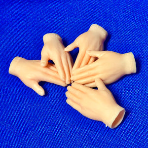 Super Tiny Fake Hands (Pack of 5)